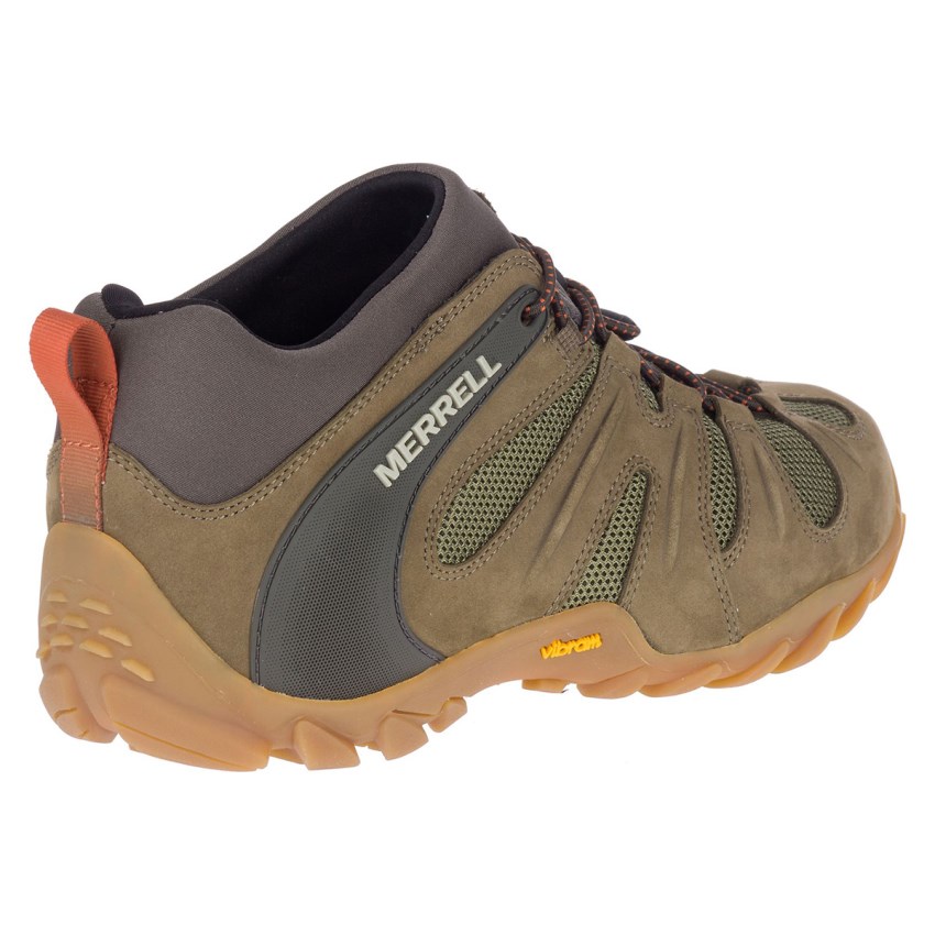 Chaussures Randonnée Merrell Chameleon 8 Stretch Vert Foncé Olive Homme | E.S.DSCF